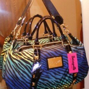 ISO Betsey Johnson Blue Zebra